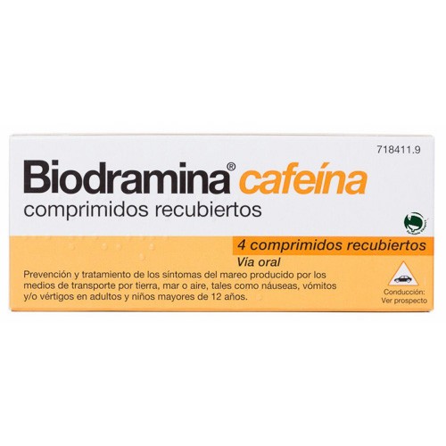 Imagen de Biodramina C 4 comprimidos