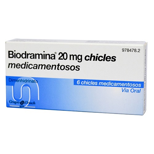 Imagen de Biodramina 6 chicles